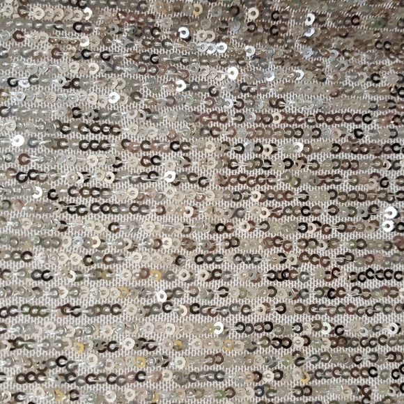 Ophelia Roe NWT Tiny Sequin Covered Rose Gold Dress, Small - Picture 4 of 7